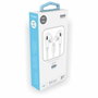 Tech One Tech Auriculares earTECH TEC1203 con Micrófono Blanco Pack Expositor 10 Unidades