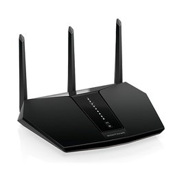NETGEAR RAX30 Nighthawk AX5 Stream AX2400 WiFi 6 Router Doble Banda Gigabit Ethernet Negro 4 Puertos RJ-45 1 Puerto USB 3.2 Gen 1