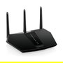 NETGEAR RAX30 Nighthawk AX5 Stream AX2400 WiFi 6 Router Doble Banda Gigabit Ethernet Negro 4 Puertos RJ-45 1 Puerto USB 3.2 Gen 1