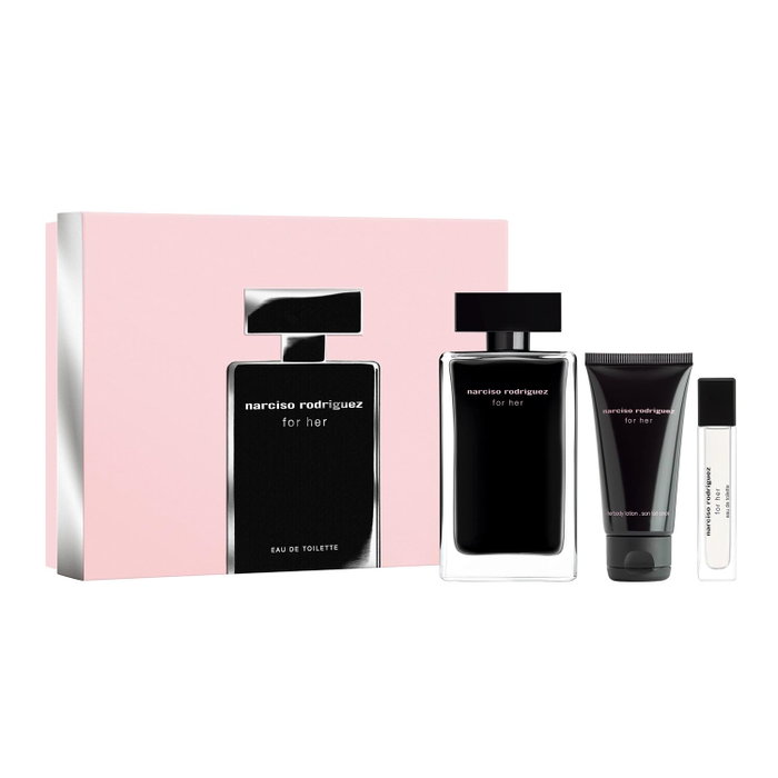 NARCISO RODRIGUEZ For Her Eau de Toilette Set de 50 ml + 10 ml + Body Lotion 50 ml NARCISO RODRIGUEZ For Her Eau de Toilette Set de 50 ml + 10 ml + Body Lotion 50 ml