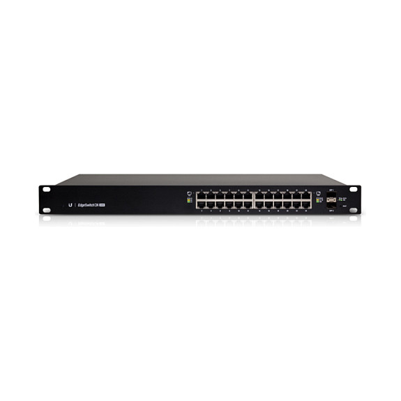 Ubiquiti ES-24-250W EdgeSwitch - Switch Gestionado PoE+ L2/L3, 24 Puertos Gigabit + 2 SFP, 250W, Montaje Rack 1U