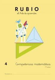 Rubio Cuaderno A4 Competencia Matemáticas 4 (+9 años)