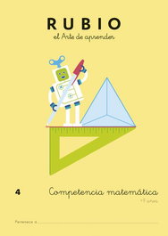 Rubio Cuaderno A4 Competencia Matemáticas 4 (+9 años)