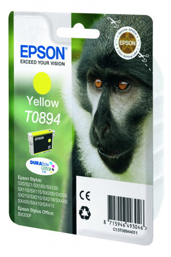 Epson Monkey Cartucho T0894 amarillo (etiqueta RF)
