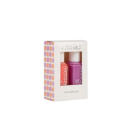 Hey Sweetie Pie! Set Essie: Nail Enamel, Vegan, Glossy Shine Finish, Nail Polish, 36, Splash Of Grenadine, 13.5 ml + Nail Enamel, Vegan, Glossy Shine Finish, Nail Polish, 74, Tart Deco, 13.5 ml