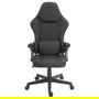Deltaco DC130 Silla Gaming Soft Woven Mesh Negra - Silla ergonómica de malla transpirable para juegos