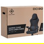 Deltaco DC130 Silla Gaming Soft Woven Mesh Negra - Silla ergonómica de malla transpirable para juegos