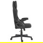 Deltaco DC130 Silla Gaming Soft Woven Mesh Negra - Silla ergonómica de malla transpirable para juegos