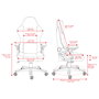 Deltaco Gaming GAM-180 Silla Gaming Soft Woven Mesh Negro