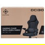 Deltaco DC130 Silla Gaming Soft Woven Mesh Negra - Silla ergonómica de malla transpirable para juegos