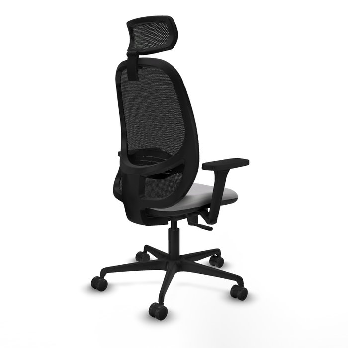 PIQUERAS Y CRESPO Silla de oficina Cilanco con mecanismo Sincro, Gris claro y Negro PIQUERAS Y CRESPO Silla de oficina Cilanco con mecanismo Sincro, Gris claro y Negro