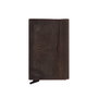 Zoozie Bags Cartera de Hombre Piel Auténtica Marrón 9.5x2x6.5cm