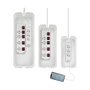 LogiLink Set de cajas de cables, 3 tamaños, blanco