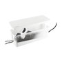 LogiLink Set de cajas de cables, 3 tamaños, blanco