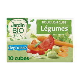 Jardin Bio Cubitos de Caldo de Verduras Ecológico Desgrasado 10x9g Pack 10 Unidades