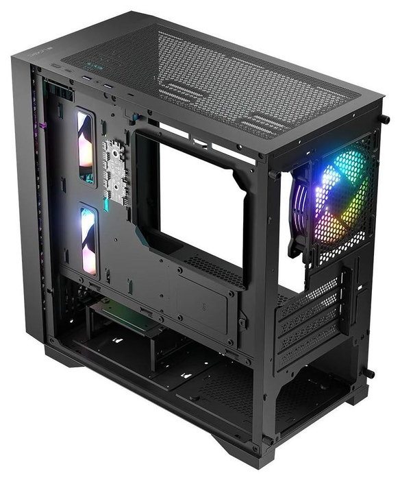 Logic Dart Pro ARGB Mini Obudowa mATX Negra/Bianca, USB 3.2 Gen 2, Ventiladores 120mm Logic Dart Pro ARGB Mini Obudowa mATX Negra/Bianca, USB 3.2 Gen 2, Ventiladores 120mm