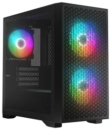 Logic Dart Pro ARGB Mini Obudowa mATX Negra/Bianca, USB 3.2 Gen 2, Ventiladores 120mm