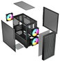 Logic Dart Pro ARGB Mini Obudowa mATX Negra/Bianca, USB 3.2 Gen 2, Ventiladores 120mm