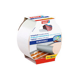 Tesa Cinta de colocación sin residuos 5 m x 50 mm Tesa Cinta de colocación sin residuos 5 m x 50 mm