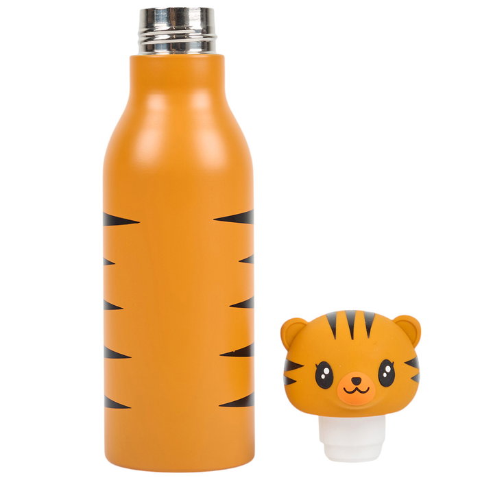 The Concept Factory Termo Botella Acero Inoxidable 400 ml - Mantiene Calor 6h/Frío 18h, Diseño Animal (Tigre, Koala, Zorro) The Concept Factory Termo Botella Acero Inoxidable 400 ml - Mantiene Calor 6h/Frío 18h, Diseño Animal (Tigre, Koala, Zorro)