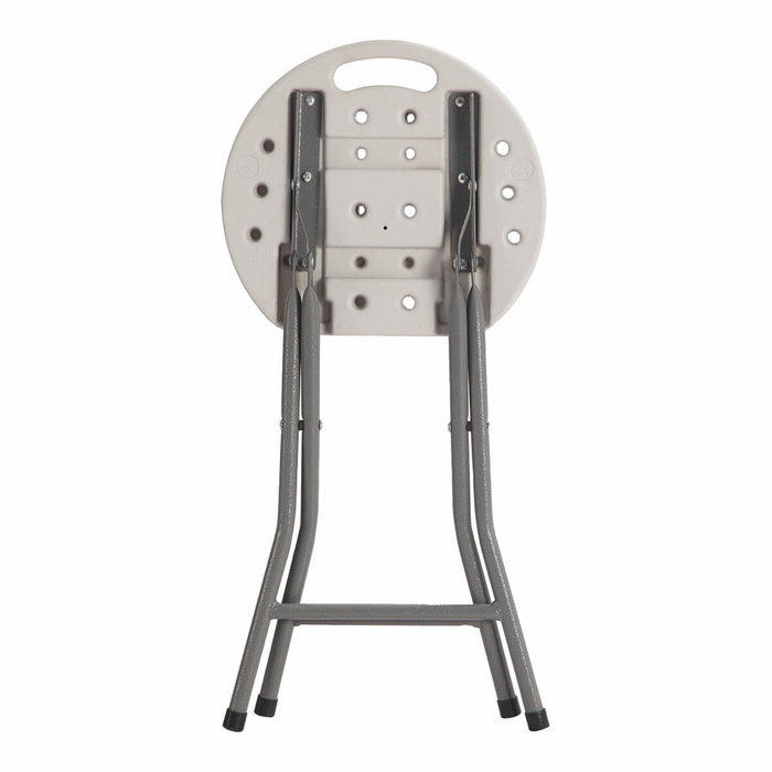 Edm Taburete plegable blanco