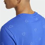 Camiseta de Manga Corta Hombre Adidas Essentials Monogram Azul