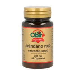 Obire Arándano Rojo Extracto Seco 200mg 60 Cápsulas
