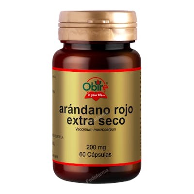 OBIRE Arándano Rojo 5000 mg (Extracto seco 200 mg) 60 cápsulas OBIRE Arándano Rojo 5000 mg (Extracto seco 200 mg) 60 cápsulas