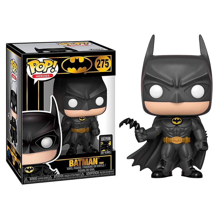 FUNKO Figura POP DC Comics Batman 1989 de Vinilo de 9 cm en Caja Regalo con Ventana