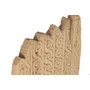 DKD Home Decor Escultura de Teca y Hierro Decapé Natural 45x13x145 cm