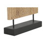 DKD Home Decor Escultura de Teca y Hierro Decapé Natural 45x13x145 cm