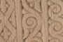 DKD Home Decor Escultura de Teca y Hierro Decapé Natural 45x13x145 cm
