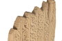 DKD Home Decor Escultura de Teca y Hierro Decapé Natural 45x13x145 cm