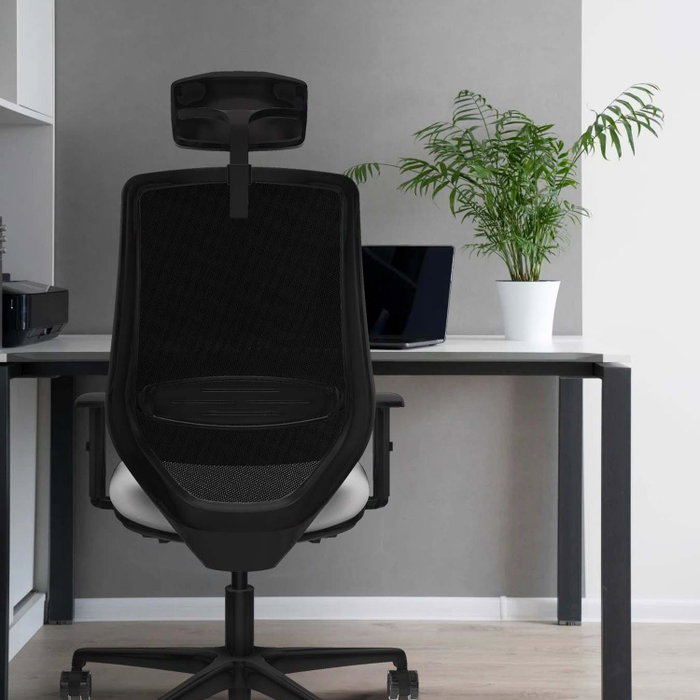 PIQUERAS Y CRESPO Silla de oficina Mardos con mecanismo Sincro/Traslack, Morado y Negro