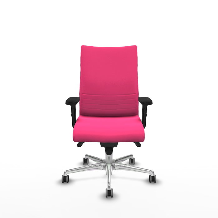 PIQUERAS Y CRESPO Silla Albacete Confidente Rosa con Mecanismo Sincro y Brazos 2D PIQUERAS Y CRESPO Silla Albacete Confidente Rosa con Mecanismo Sincro y Brazos 2D