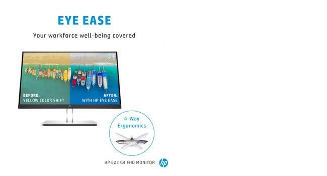 HP E22 G4 FHD Monitor de 21,5 pulgadas