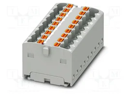 PHOENIX CONTACT PTFIX 18X1,5-G GY Conector de carril gris