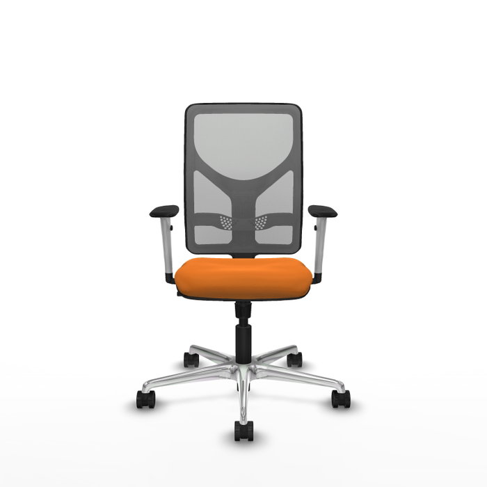 PIQUERAS Y CRESPO Silla de oficina Motilla con mecanismo Sincro, Naranja y Gris PIQUERAS Y CRESPO Silla de oficina Motilla con mecanismo Sincro, Naranja y Gris