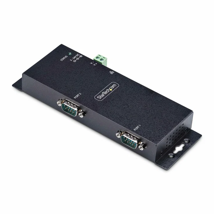 Startech Convertidor Serie RS-232 a Ethernet RJ-45, Repetidor y Aislador Negro Startech Convertidor Serie RS-232 a Ethernet RJ-45, Repetidor y Aislador Negro