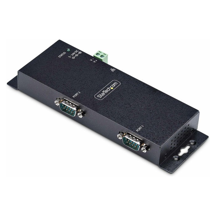 StarTech.com I23-SERIAL-ETHERNET Convertidor de 2 Puertos Serie RS-232 a Ethernet RJ-45 Negro StarTech.com I23-SERIAL-ETHERNET Convertidor de 2 Puertos Serie RS-232 a Ethernet RJ-45 Negro