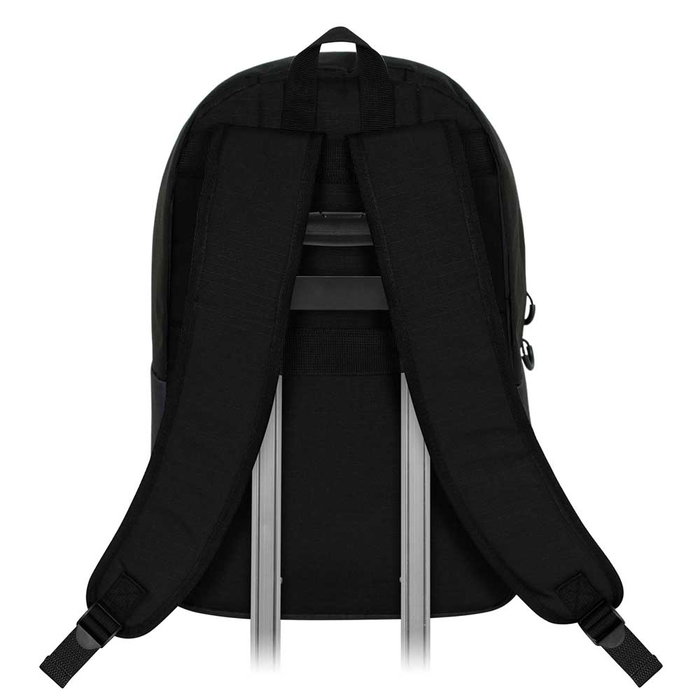 Pro-Dg HS FAN 2.2 SK8 Mochila Negra Urbana Ripstop Resistente a Líquidos con Bolsillo para Dispositivos y Cinta para Trolley