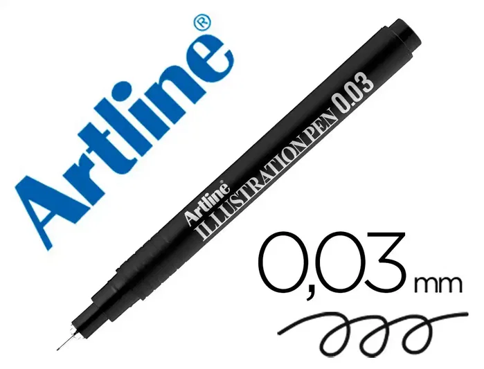Artline Rotulador de punta fina EK-2803ILN Negro 0,03 mm Artline Rotulador de punta fina EK-2803ILN Negro 0,03 mm