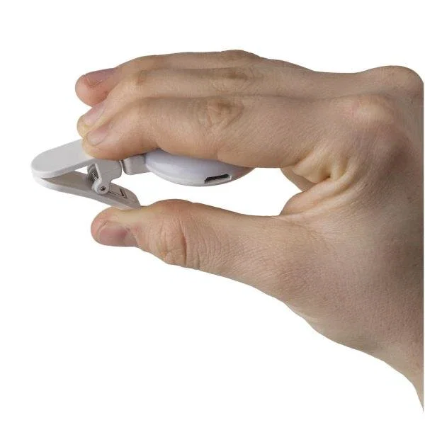 Celly Luz de Flash Clicklight para Selfies Smartphones, 3 Tonos (Frío, Cálido) Blanco, Clip Ajustable Universal