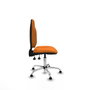PIQUERAS Y CRESPO Silla de oficina Algarra con mecanismo Asincro, Naranja