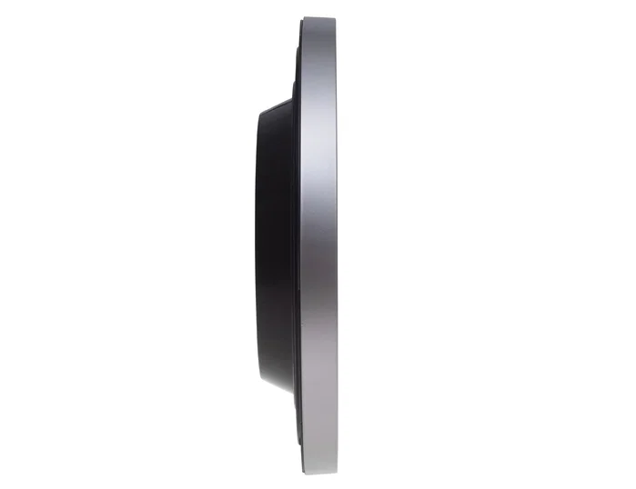 Maul Reloj de pared redondo Step de 30 cm color plata