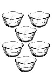 Hermia BL7309GCL Juego de Vasos de Cristal 150 ml (6 Piezas) Transparente