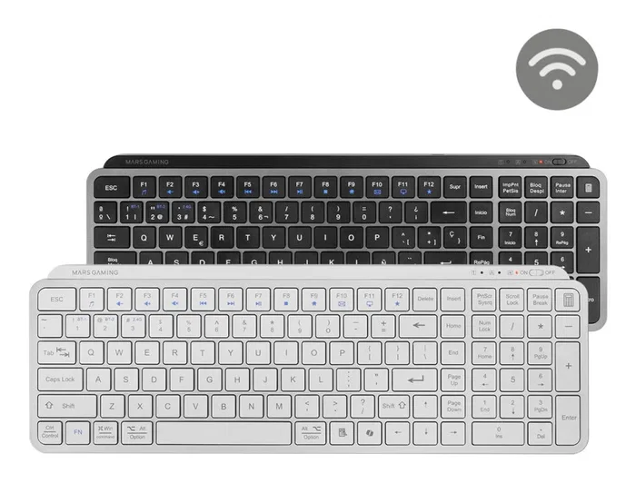 Mars Gaming MK-SILENKEYS Blanco Mars Gaming MK-SILENKEYS Blanco