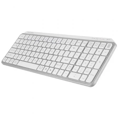 Mars Gaming Teclado Compacto Inalámbrico Bluetooth MK-SILENKEYS/ Blanco, Switches Tijera Ultra Silenciosos, Triple Conectividad, Batería Larga Duración Mars Gaming Teclado Compacto Inalámbrico Bluetooth MK-SILENKEYS/ Blanco, Switches Tijera Ultra Silenciosos, Triple Conectividad, Batería Larga Duración