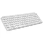 Mars Gaming Teclado Compacto Inalámbrico Bluetooth MK-SILENKEYS/ Blanco, Switches Tijera Ultra Silenciosos, Triple Conectividad, Batería Larga Duración