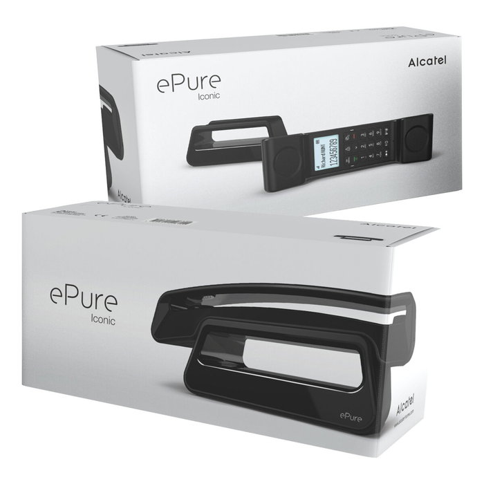 ALCATEL Teléfono Vintage EPURE Iconic Black ALCATEL Teléfono Vintage EPURE Iconic Black